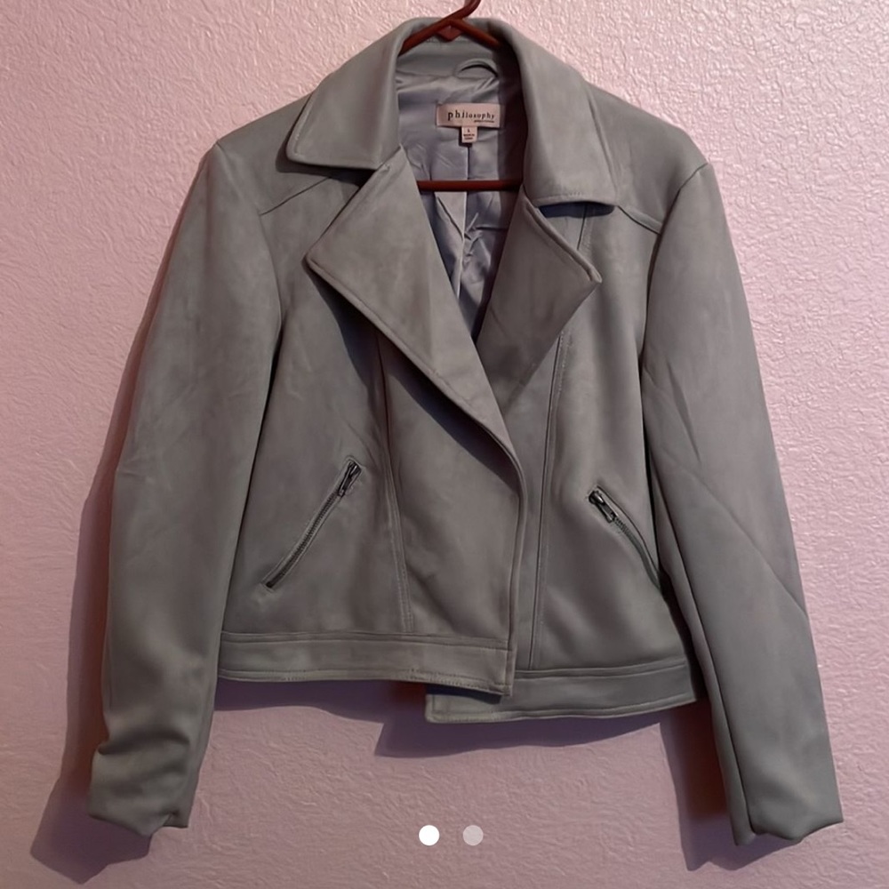 Philosophy suede jacket